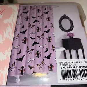 Betsey Johnson Halloween shower curtain NWT!!